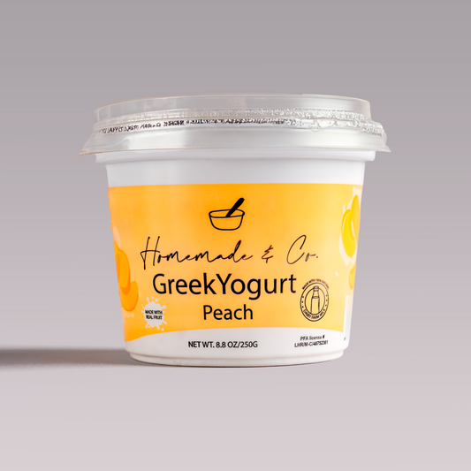 Peach Greek Yogurt